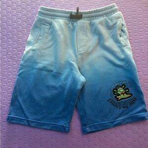 Blue Graphic Men's Shorts